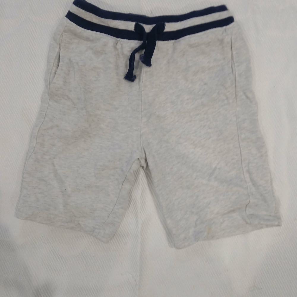 Carter's Light Gray Shorts with Navy Trim